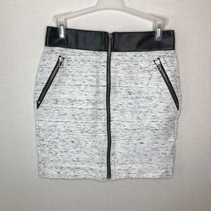 Wilfred Free Aritzia Space Dye Vegan Leather Mini Skirt